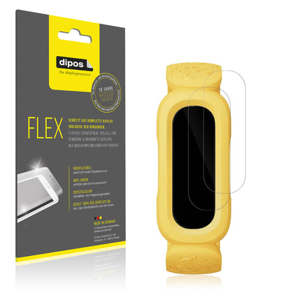 Klare Displayschutzfolie von dipos passend für FitBit Ace 3 Minions Special Edition, 100% Displayabdeckung und blasenfreie Montage