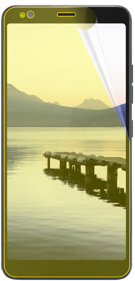 Klare Displayschutzfolie von dipos passend für Gigaset GS370, 100% Displayabdeckung und blasenfreie Montage
