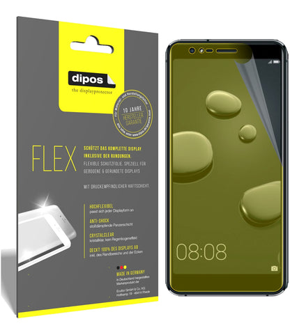 Klare Displayschutzfolie von dipos passend für Haier P10, 100% Displayabdeckung und blasenfreie Montage