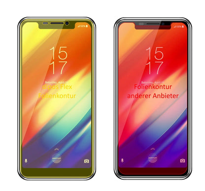 Klare Displayschutzfolie von dipos passend für HomTom H10, 100% Displayabdeckung und blasenfreie Montage