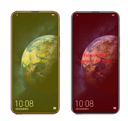 Klare Displayschutzfolie von dipos passend für Honor Magic 2, 100% Displayabdeckung und blasenfreie Montage