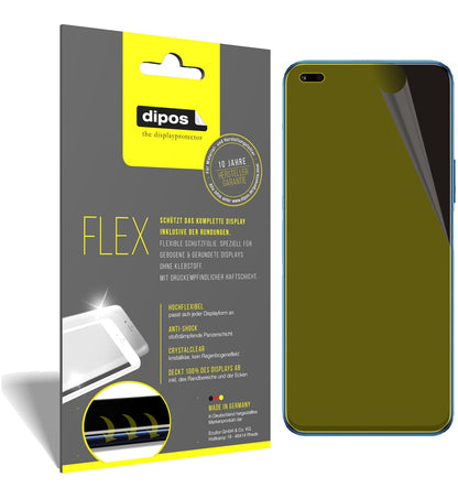 Klare Displayschutzfolie von dipos passend für Honor Play 5 Youth, 100% Displayabdeckung und blasenfreie Montage