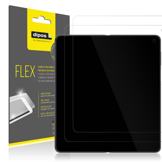 Klare Displayschutzfolie von dipos passend für Huawei Mate X3 Innenseite, 100% Displayabdeckung und blasenfreie Montage