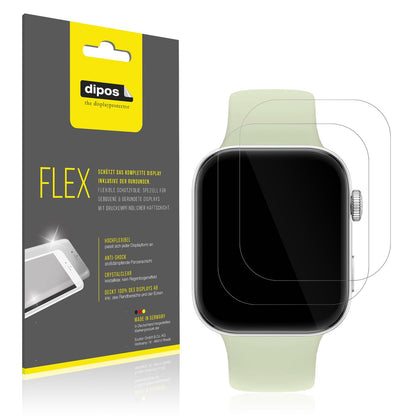 Klare Displayschutzfolie von dipos passend für Huawei Watch Fit 3 1.82 Zoll, 100% Displayabdeckung und blasenfreie Montage