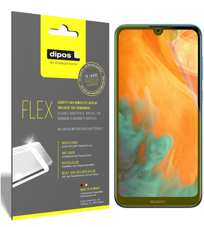 Klare Displayschutzfolie von dipos passend für Honor Play 8A, 100% Displayabdeckung und blasenfreie Montage