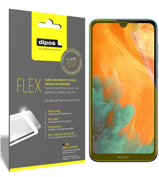 Klare Displayschutzfolie von dipos passend für Honor Play 8A, 100% Displayabdeckung und blasenfreie Montage