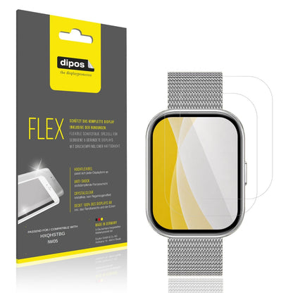 Klare Displayschutzfolie von dipos passend für HXQHSTBG IW05, 100% Displayabdeckung und blasenfreie Montage