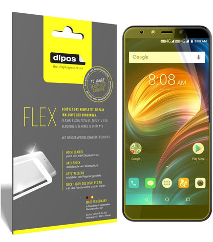 Klare Displayschutzfolie von dipos passend für iVooMi i2, 100% Displayabdeckung und blasenfreie Montage