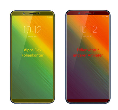 Klare Displayschutzfolie von dipos passend für Lenovo K5 Note 2018, 100% Displayabdeckung und blasenfreie Montage