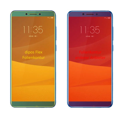 Klare Displayschutzfolie von dipos passend für Lenovo K5 Play, 100% Displayabdeckung und blasenfreie Montage
