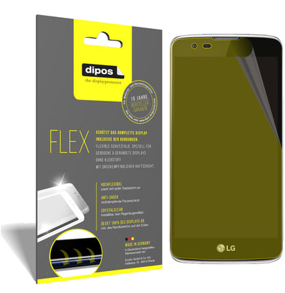 Klare Displayschutzfolie von dipos passend für LG Phoenix 2, 100% Displayabdeckung und blasenfreie Montage