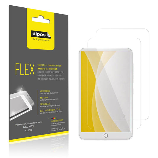 Klare Displayschutzfolie von dipos passend für MECHEN H1 Pro, 100% Displayabdeckung und blasenfreie Montage