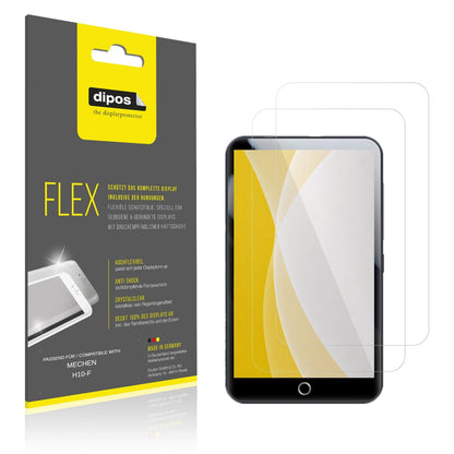 Klare Displayschutzfolie von dipos passend für MECHEN H10-F, 100% Displayabdeckung und blasenfreie Montage