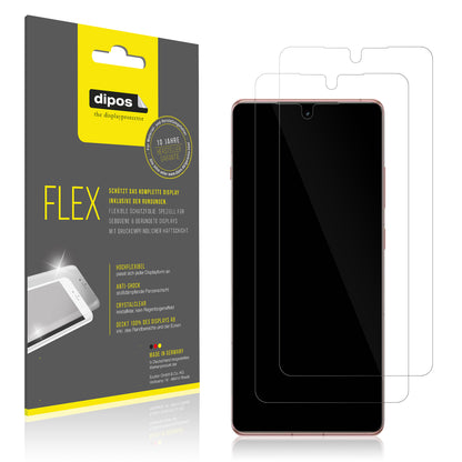 Klare Displayschutzfolie von dipos passend für OnePlus Ace3, 100% Displayabdeckung und blasenfreie Montage