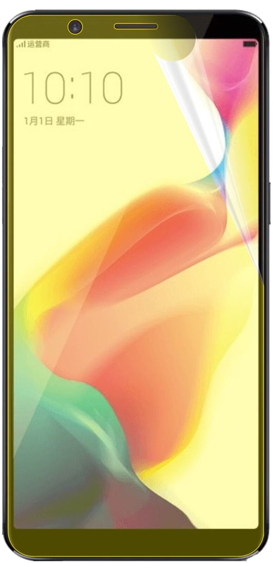 Klare Displayschutzfolie von dipos passend für Oppo R11s, 100% Displayabdeckung und blasenfreie Montage