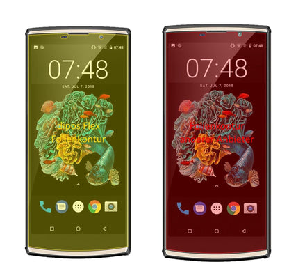 Klare Displayschutzfolie von dipos passend für Oukitel K7, 100% Displayabdeckung und blasenfreie Montage