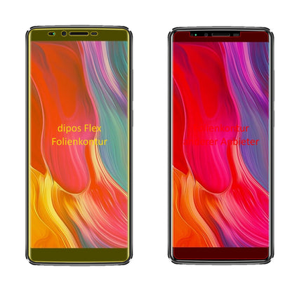 Klare Displayschutzfolie von dipos passend für Oukitel K8, 100% Displayabdeckung und blasenfreie Montage