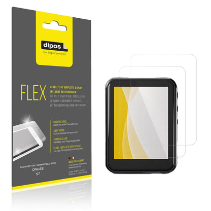 2x 3D Full Cover Schutzfolie für QNGEE S7
