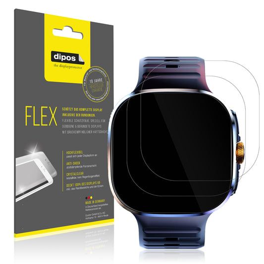 Klare Displayschutzfolie von dipos passend für Rogbid Model S, 100% Displayabdeckung und blasenfreie Montage