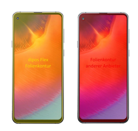 Klare Displayschutzfolie von dipos passend für Samsung Galaxy A9 Pro (2019), 100% Displayabdeckung und blasenfreie Montage