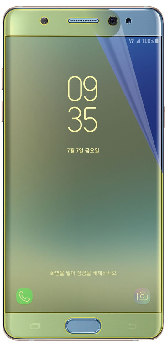 Klare Displayschutzfolie von dipos passend für Samsung Galaxy Note FE, 100% Displayabdeckung und blasenfreie Montage