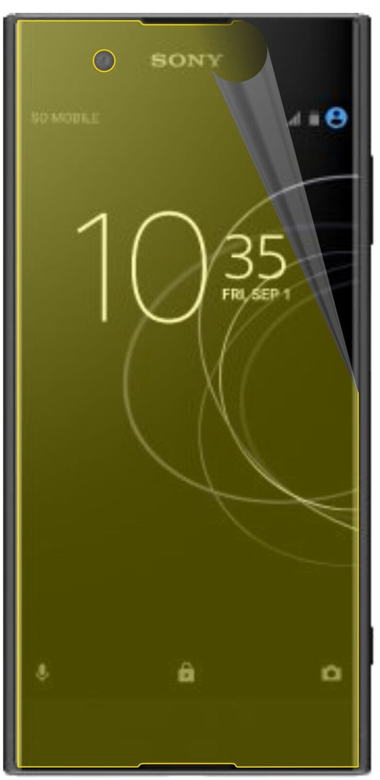 Klare Displayschutzfolie von dipos passend für Sony Xperia XA1 Plus, 100% Displayabdeckung und blasenfreie Montage