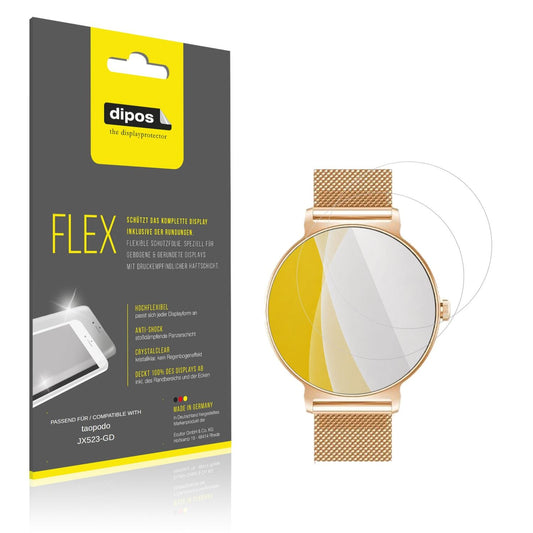 Klare Displayschutzfolie von dipos passend für taopodo JX523-GD, 100% Displayabdeckung und blasenfreie Montage