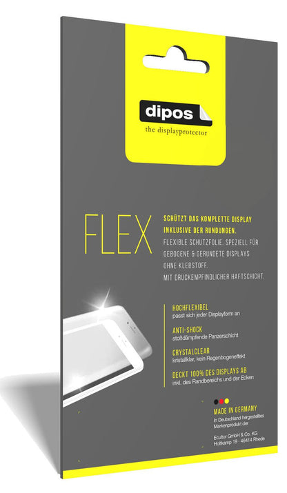 Klare Displayschutzfolie von dipos passend für Nokia 6, 100% Displayabdeckung und blasenfreie Montage