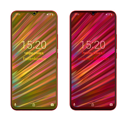 Klare Displayschutzfolie von dipos passend für Umidigi F1, 100% Displayabdeckung und blasenfreie Montage