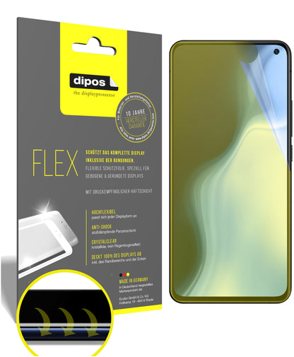 Klare Displayschutzfolie von dipos passend für Vivo S5, 100% Displayabdeckung und blasenfreie Montage