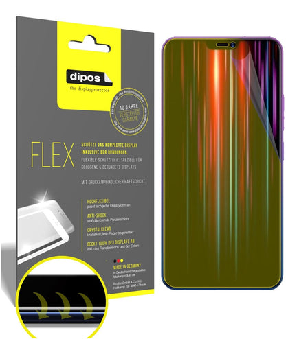 Klare Displayschutzfolie von dipos passend für Vivo Z1 Lite, 100% Displayabdeckung und blasenfreie Montage