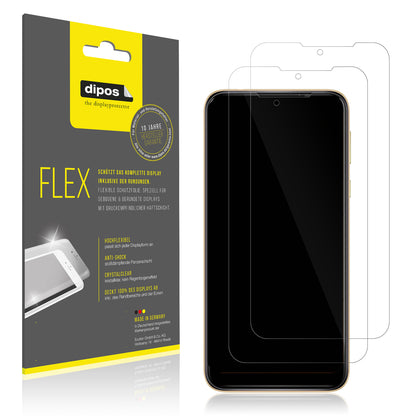 Klare Displayschutzfolie von dipos passend für Wiko Y81, 100% Displayabdeckung und blasenfreie Montage