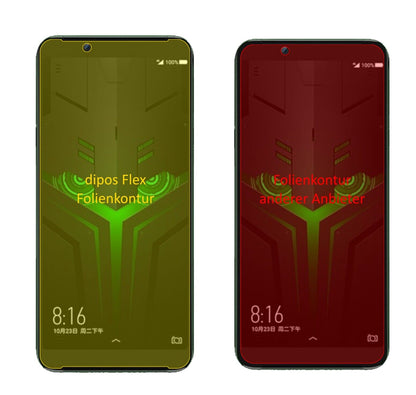 Klare Displayschutzfolie von dipos passend für Xiaomi Black Shark Helo, 100% Displayabdeckung und blasenfreie Montage