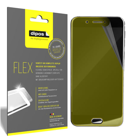 Klare Displayschutzfolie von dipos passend für YotaPhone 3, 100% Displayabdeckung und blasenfreie Montage
