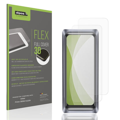 Matte Displayschutzfolie von dipos passend für Anker Prime 300W A110A, 100% Displayabdeckung und blasenfreie Montage