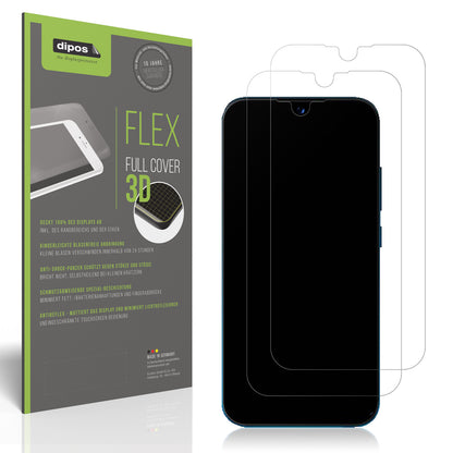 Matte Displayschutzfolie von dipos passend für Benco Y30, 100% Displayabdeckung und blasenfreie Montage