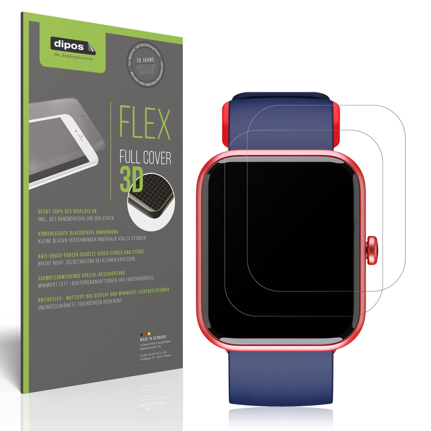 Matte Displayschutzfolie von dipos passend für Boat Xtend, 100% Displayabdeckung und blasenfreie Montage