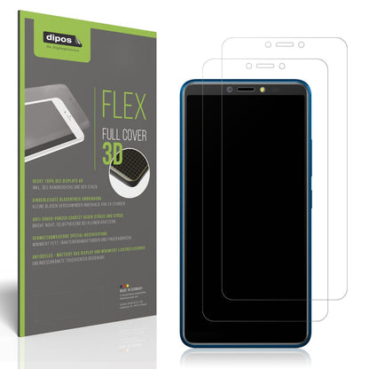 Matte Displayschutzfolie von dipos passend für BQ 6030G Practic, 100% Displayabdeckung und blasenfreie Montage