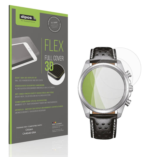 Matte Displayschutzfolie von dipos passend für Citizen CA4640-09A, 100% Displayabdeckung und blasenfreie Montage