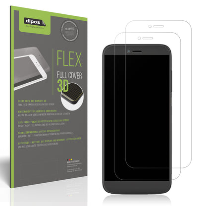 Matte Displayschutzfolie von dipos passend für Coolpad Legacy SR, 100% Displayabdeckung und blasenfreie Montage