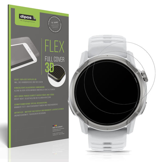 Matte Displayschutzfolie von dipos passend für Coros Apex 4 46mm, 100% Displayabdeckung und blasenfreie Montage