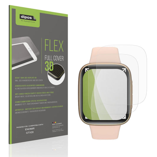 Matte Displayschutzfolie von dipos passend für ENOMIR GTX20, 100% Displayabdeckung und blasenfreie Montage