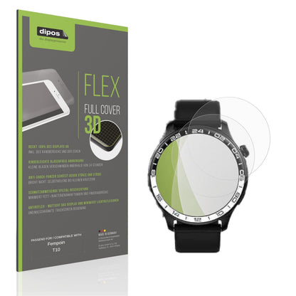 Matte Displayschutzfolie von dipos passend für Fempoin T10, 100% Displayabdeckung und blasenfreie Montage