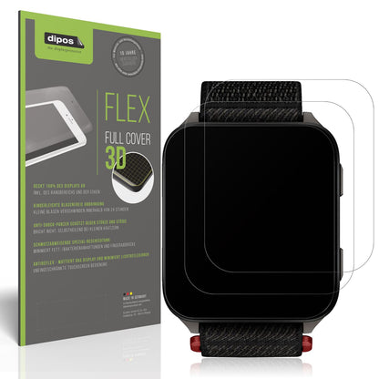 Matte Displayschutzfolie von dipos passend für Garmin Venu X1 51mm, 100% Displayabdeckung und blasenfreie Montage