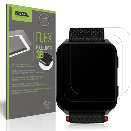 Matte Displayschutzfolie von dipos passend für Garmin Venu X1 51mm, 100% Displayabdeckung und blasenfreie Montage