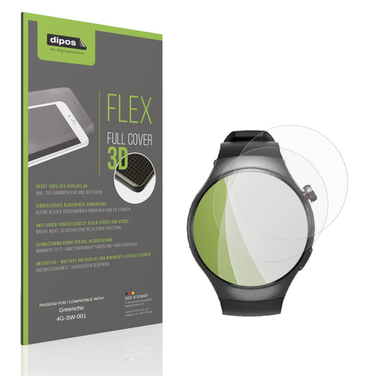 Matte Displayschutzfolie von dipos passend für Greencho 4G-SW-001, 100% Displayabdeckung und blasenfreie Montage