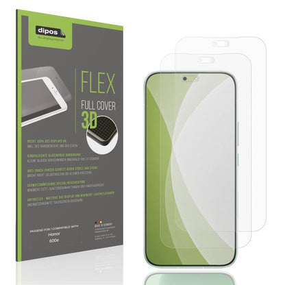 Matte Displayschutzfolie von dipos passend für Honor 600e, 100% Displayabdeckung und blasenfreie Montage