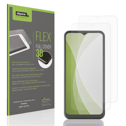 Matte Displayschutzfolie von dipos passend für Hotwav Note 15 Pro, 100% Displayabdeckung und blasenfreie Montage