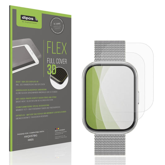 Matte Displayschutzfolie von dipos passend für HXQHSTBG IW05, 100% Displayabdeckung und blasenfreie Montage