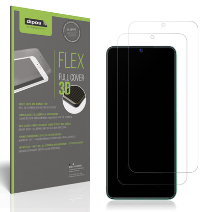 Matte Displayschutzfolie von dipos passend für Itel A05s, 100% Displayabdeckung und blasenfreie Montage